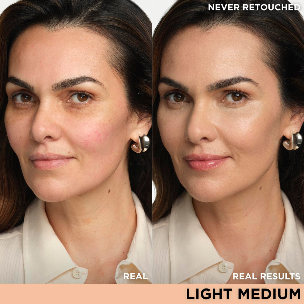 CC+ Cream d It Cosmetics, échantillon-teinte montrant la couleur idéale.