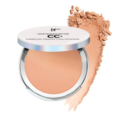 IT Cosmetics CC+ Poudre Presse teinte bronze – fini uniforme