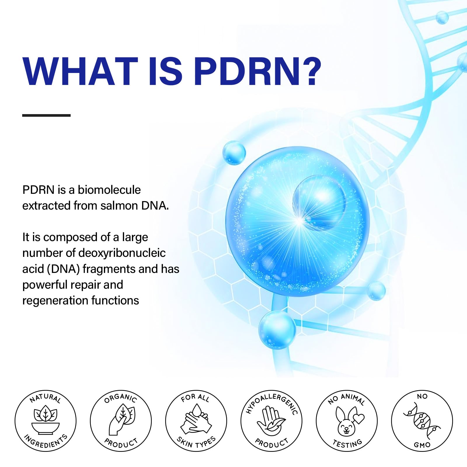 ITE CFREELY PDRN Serum close-up with golden sheen suggesting nourished skin