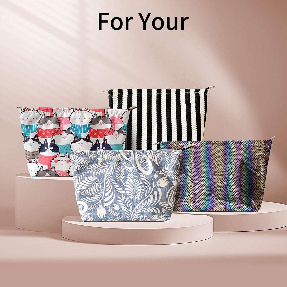 Itgowisa Trousse maquillage usage quotidien, compacte et prête pour tout sac