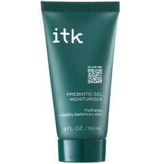 ITK gel prebiotique visage — bouteille élégante qui hydrate sans huile