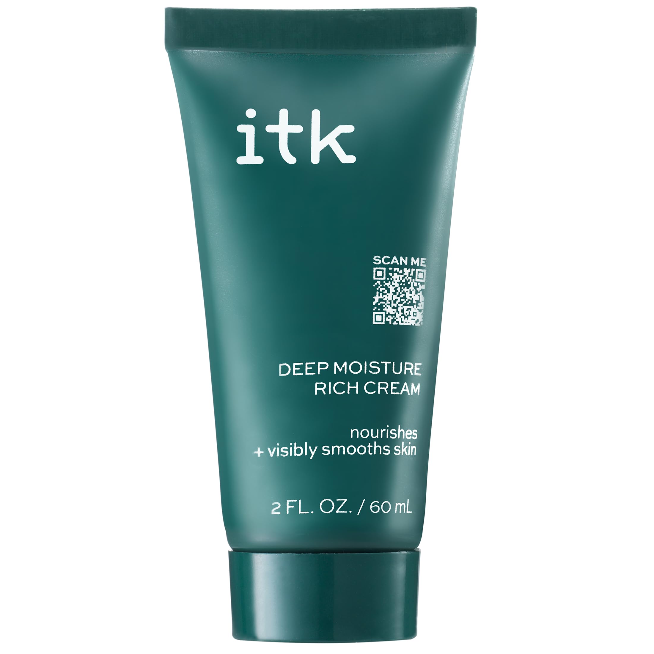 Crème ITK Visage Hydratation Riche, texture veloutée pour peau douce