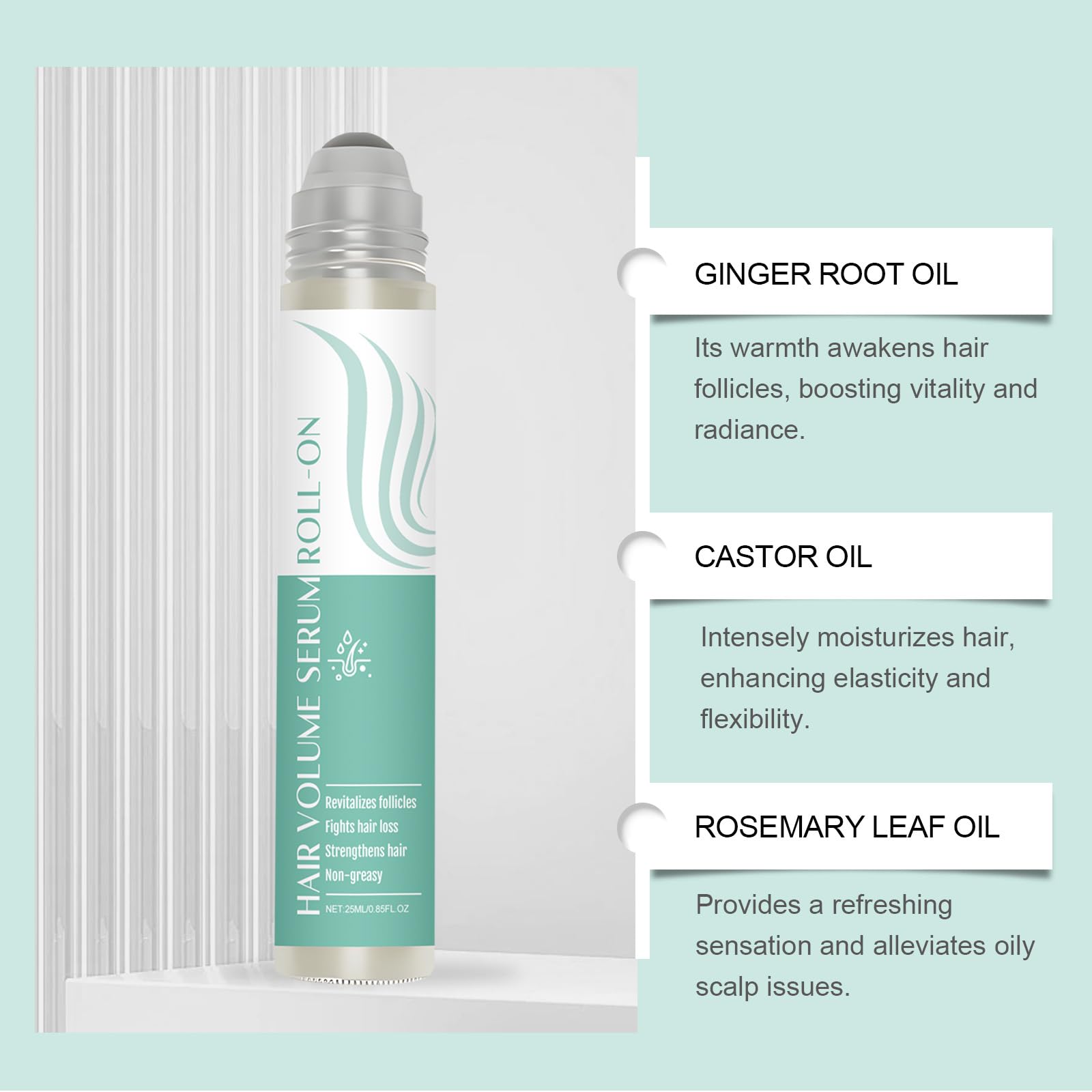 Itkemod Serum Croissance Cheveux Texture légère, absorption rapide sans résidu gras.