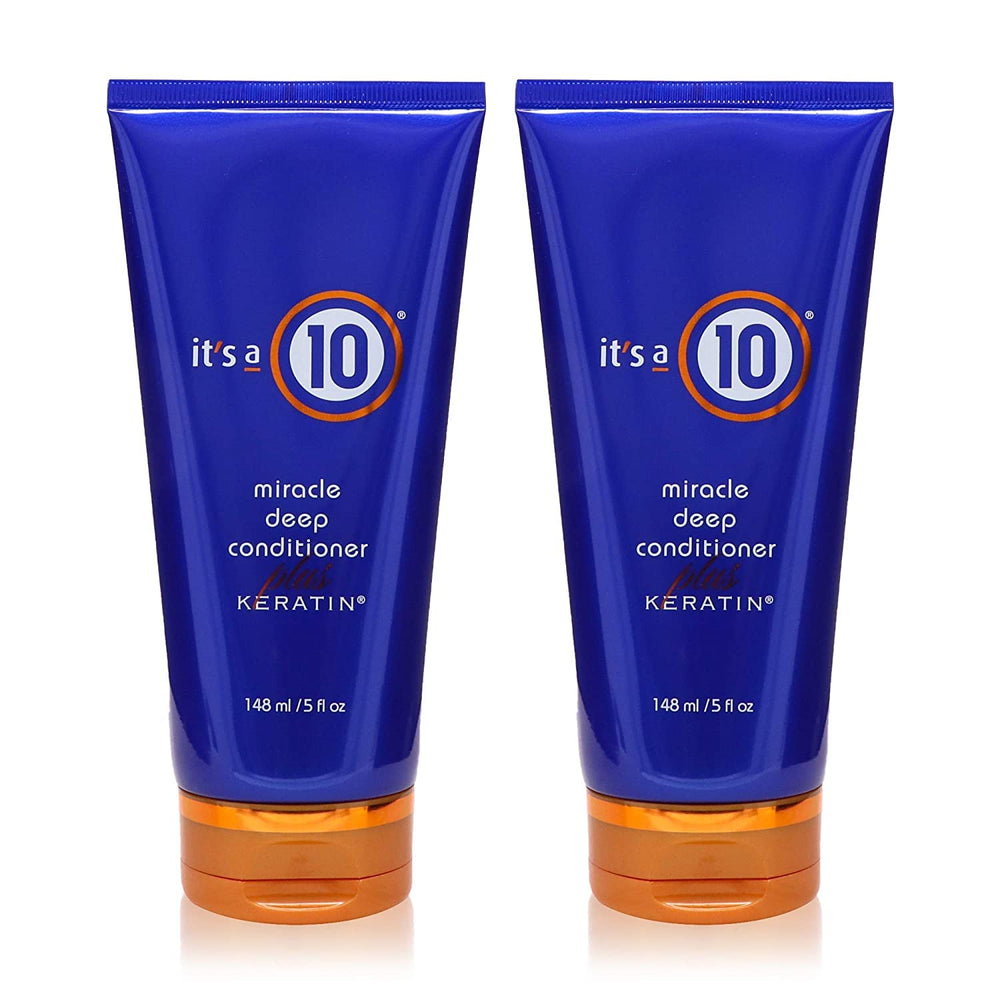 Its 10 Haircare Miracle Deep Conditioner Keratine – Bouteille 150 ml: répare les dommages et démêle.
