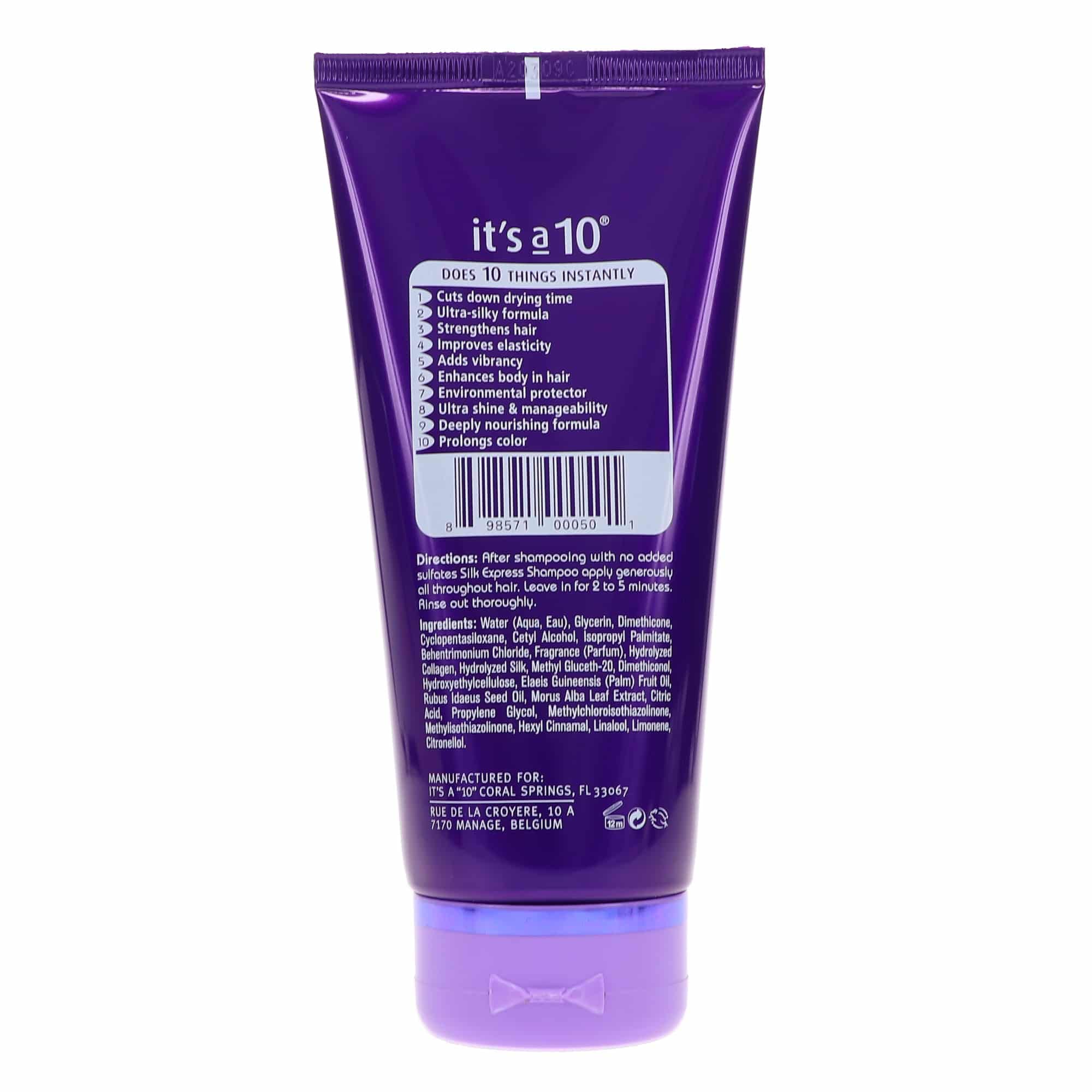 It's A 10 Haircare apres-shampooing soie express, texture lisse et volume