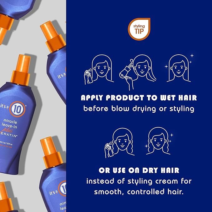 Its A 10 Haircare application-cheveux-humides facilite l’application et démêle en douceur