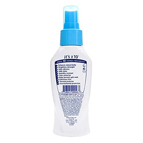 It's a 10 Haircare étape d'utilisation après lavage et démêlage.