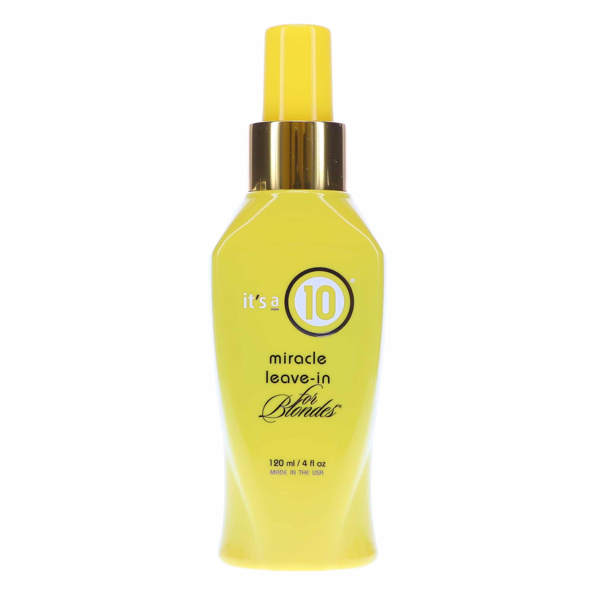 Its a 10 Haircare Blonde Miracle Leave-In Bouteille 4oz: démêlage rapide et brillance.