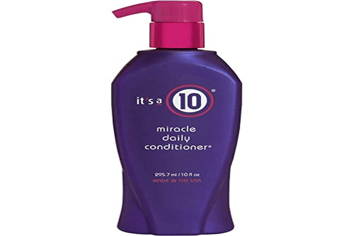 Conditionneur miracle It's a 10 Haircare – flacon, démêlage facile et hydratation légère.