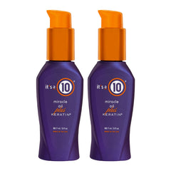 It's a 10 Haircare huile miracle keratine, flacon 3 oz, pour une brillance saine.