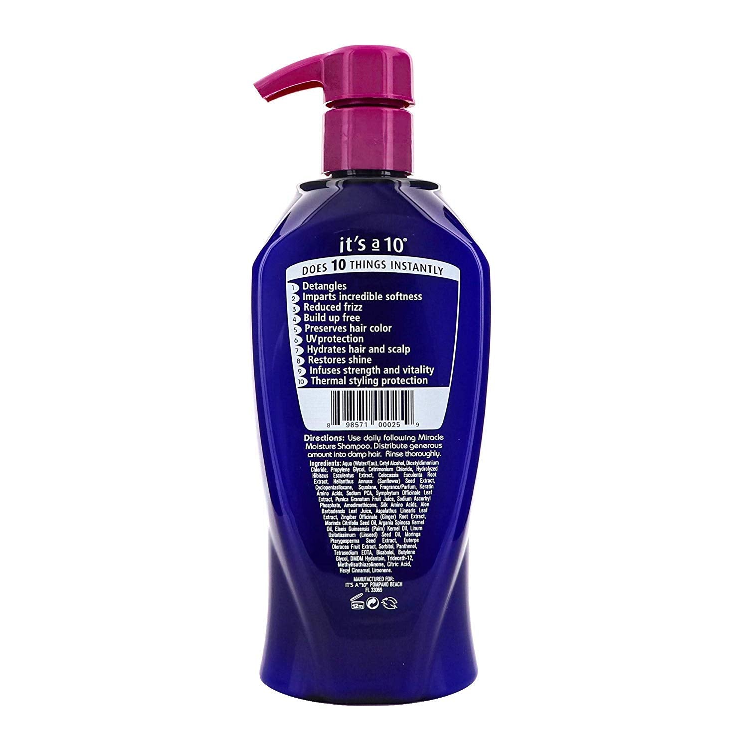 It's a 10 Miracle Daily Conditioner pump for easy, mess-free application and quick use.