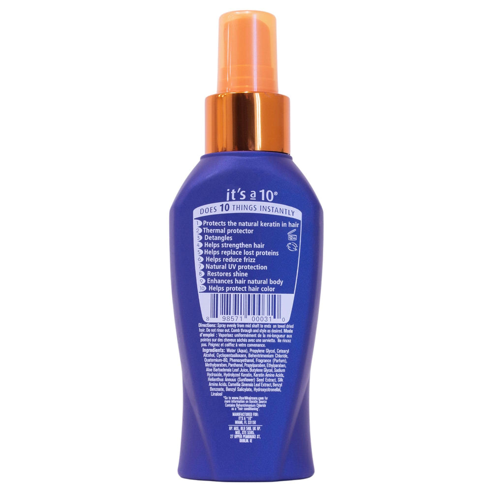 It's a 10 Haircare Miracle Leave-In Keratin: application-cheveux pour démêlage et protection thermique.