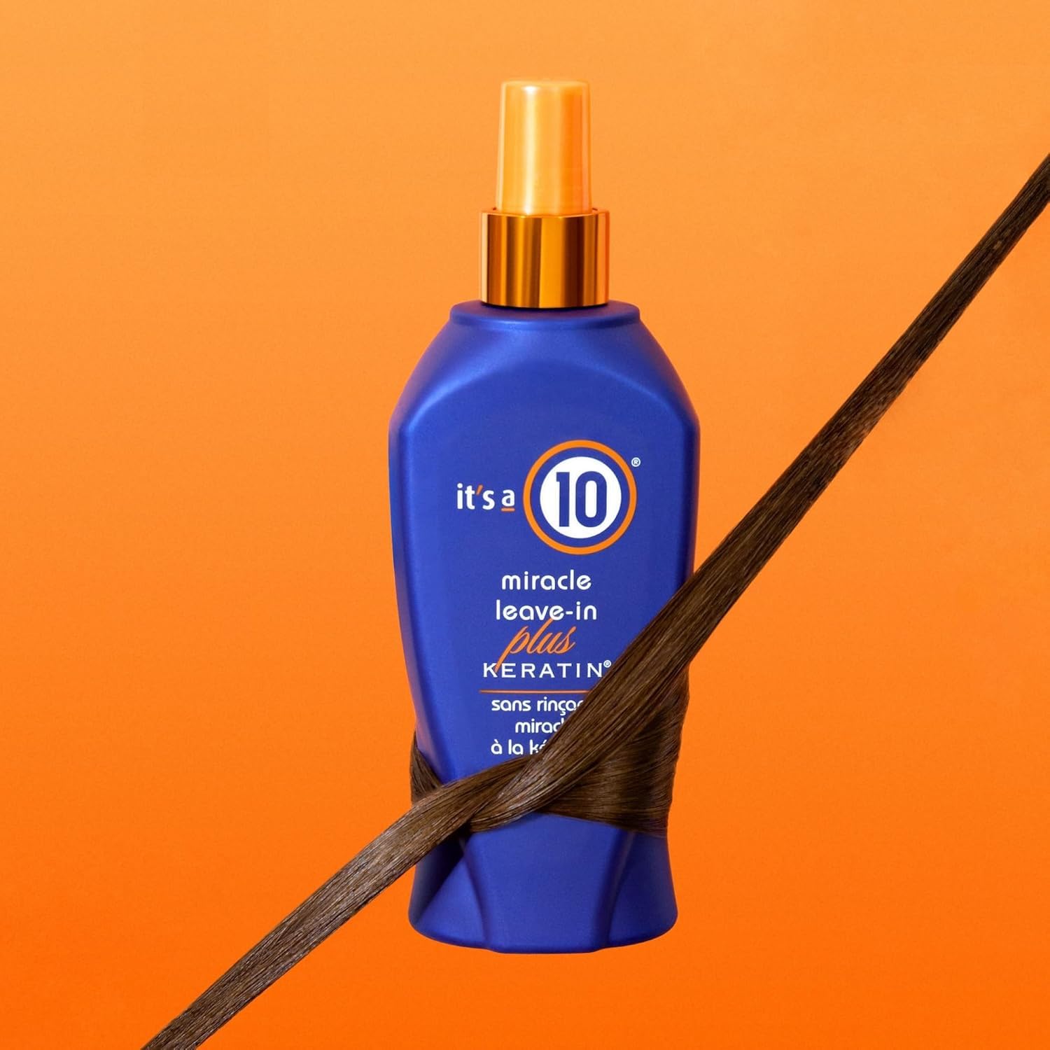 Its a 10 Haircare Miracle Leave-In Keratin : texture veloutée qui nourrit sans lourdeur.