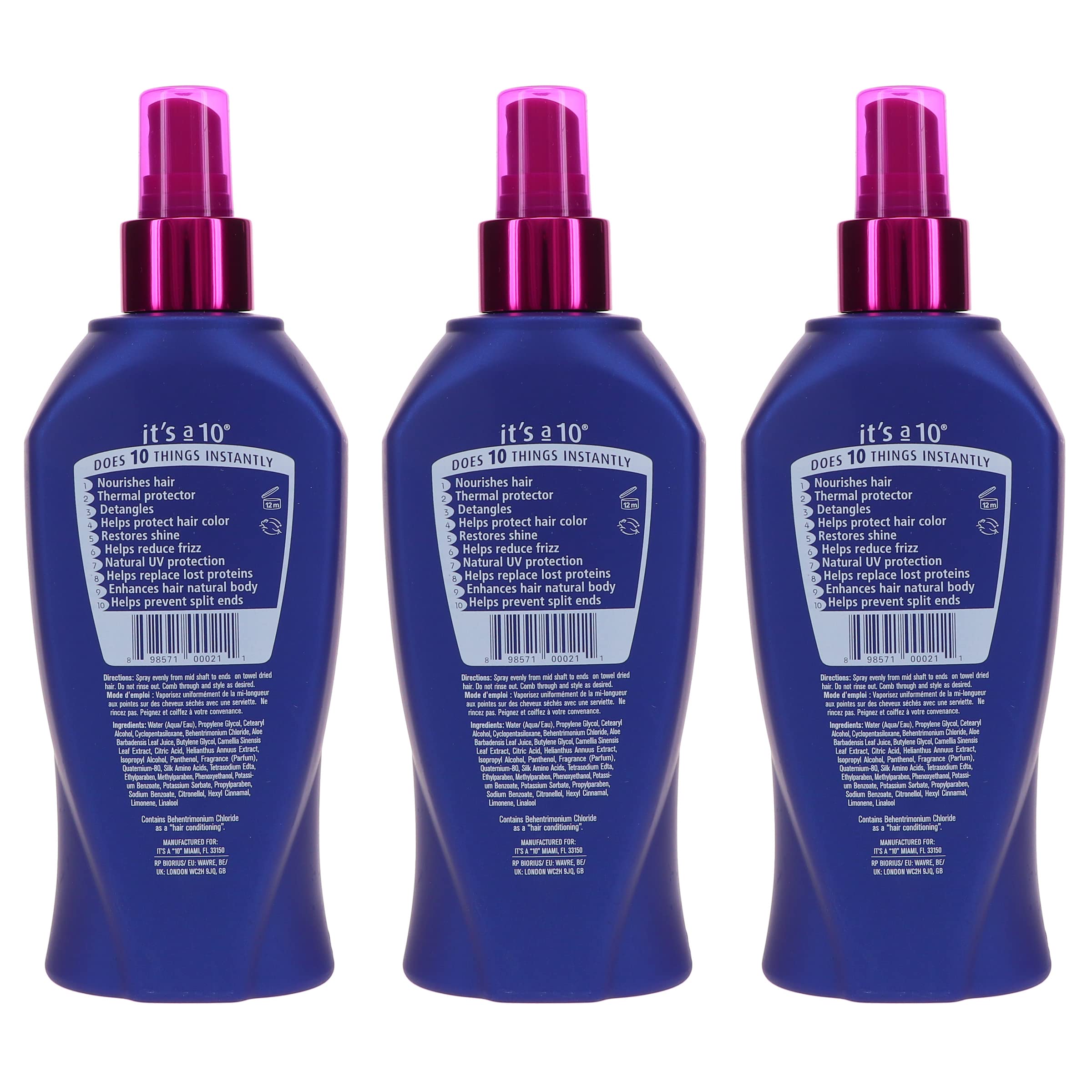 Its a 10 Haircare Miracle pompe-applicateur - distribution précise sans gaspillage