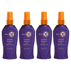 It's a 10 Haircare, bouteille démontrant démêlage rapide et fini lisse.