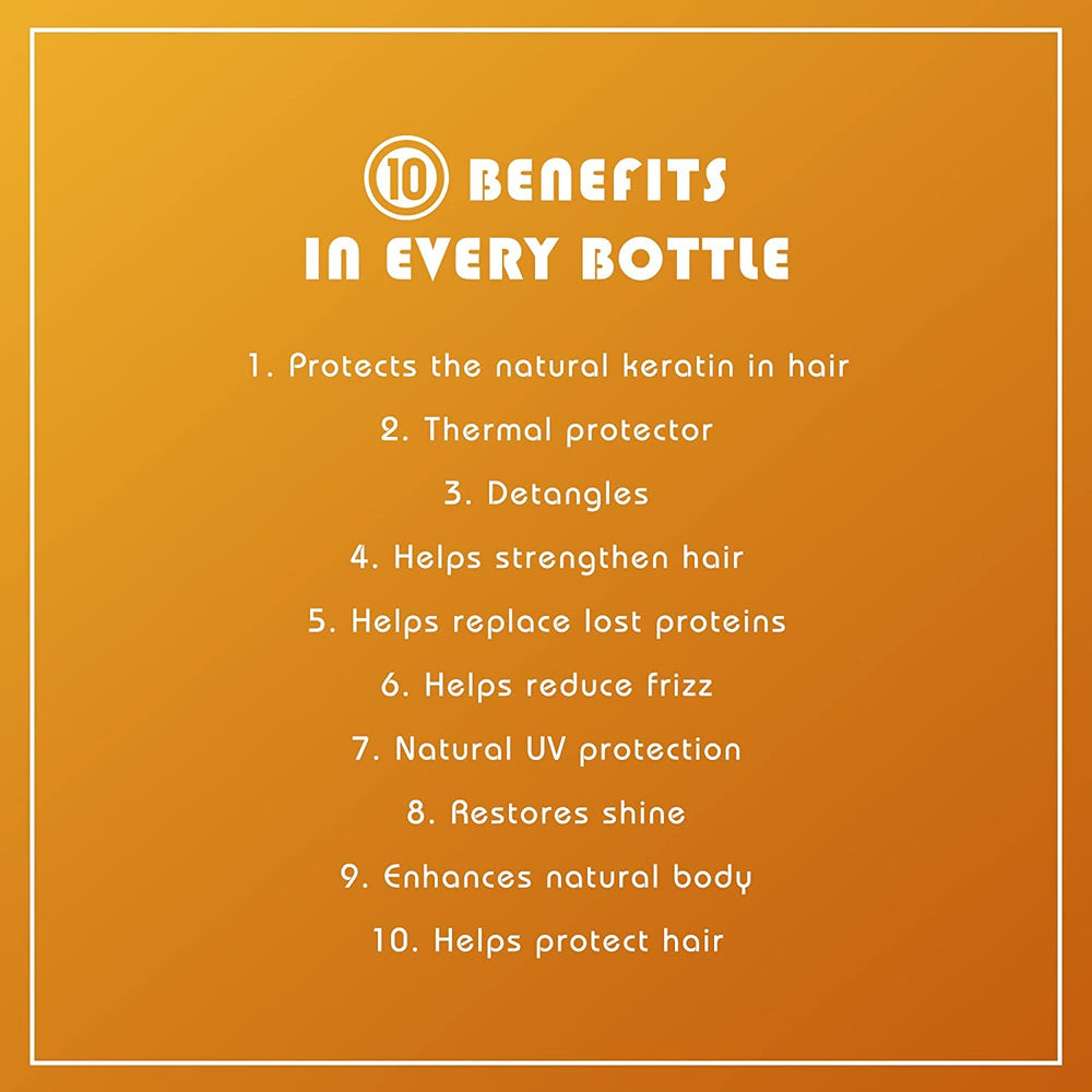 It's a 10 Haircare Miracle sans rinçage: brillance accrue des longueurs et des pointes.