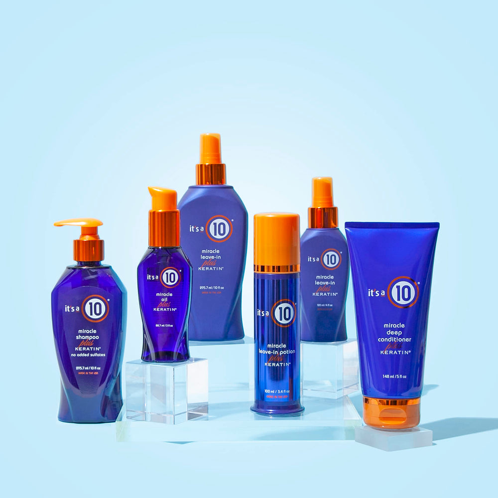It's a 10 Haircare Miracle sans rinçage: routine quotidienne pour cheveux colorés.