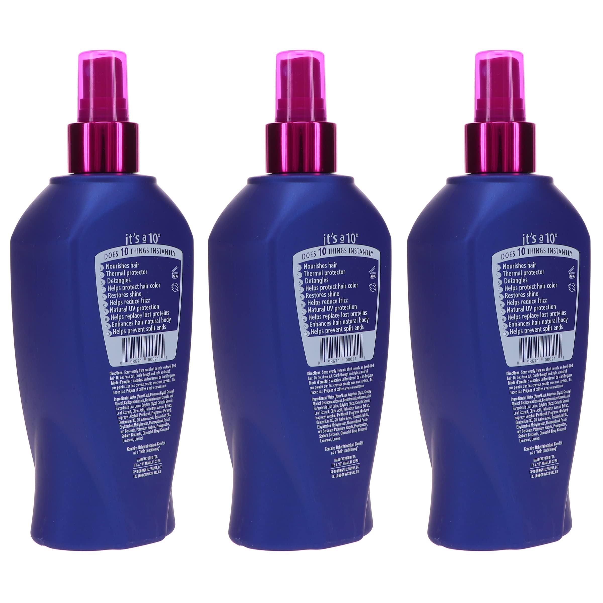 Its a 10 Haircare Miracle texture creme - texture légère pour absorption rapide