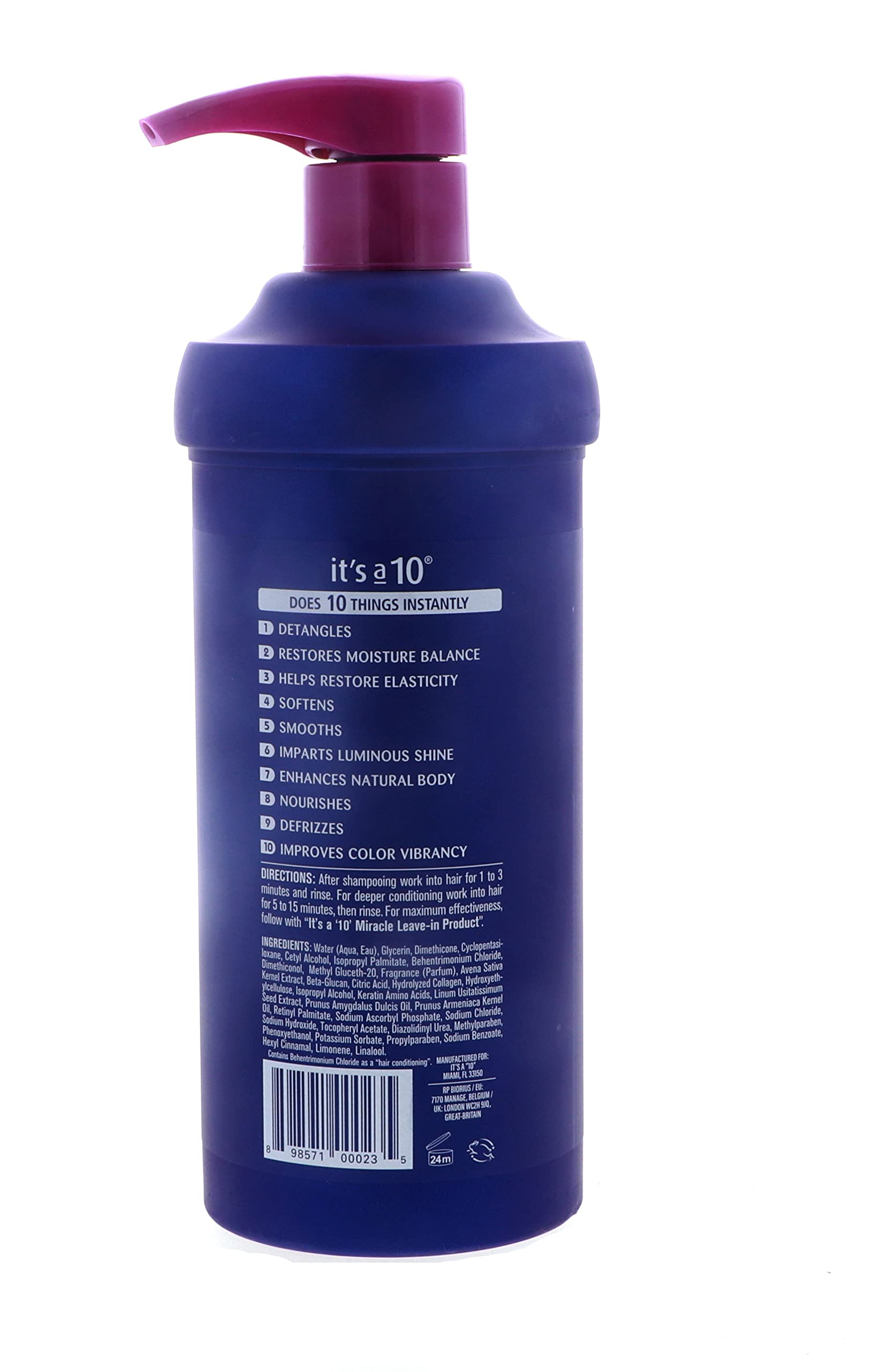 Its A 10 Masque Miracle : texture onctueuse enveloppe les longueurs.