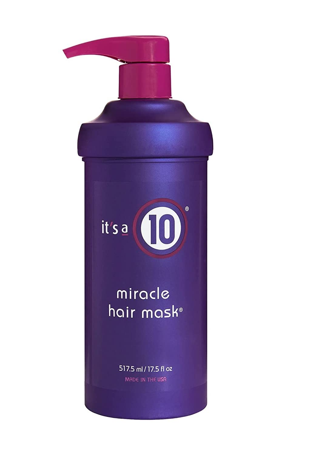 Masque Miracle Its a 10 packshot montrant le soin efficace pour cheveux colorés et sensibles