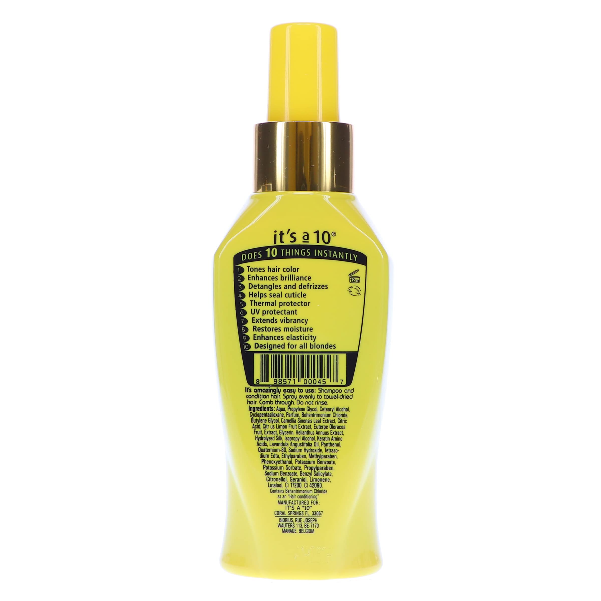 Its A 10 Miracle Blonde: pack pratique de deux bouteilles pour blondes