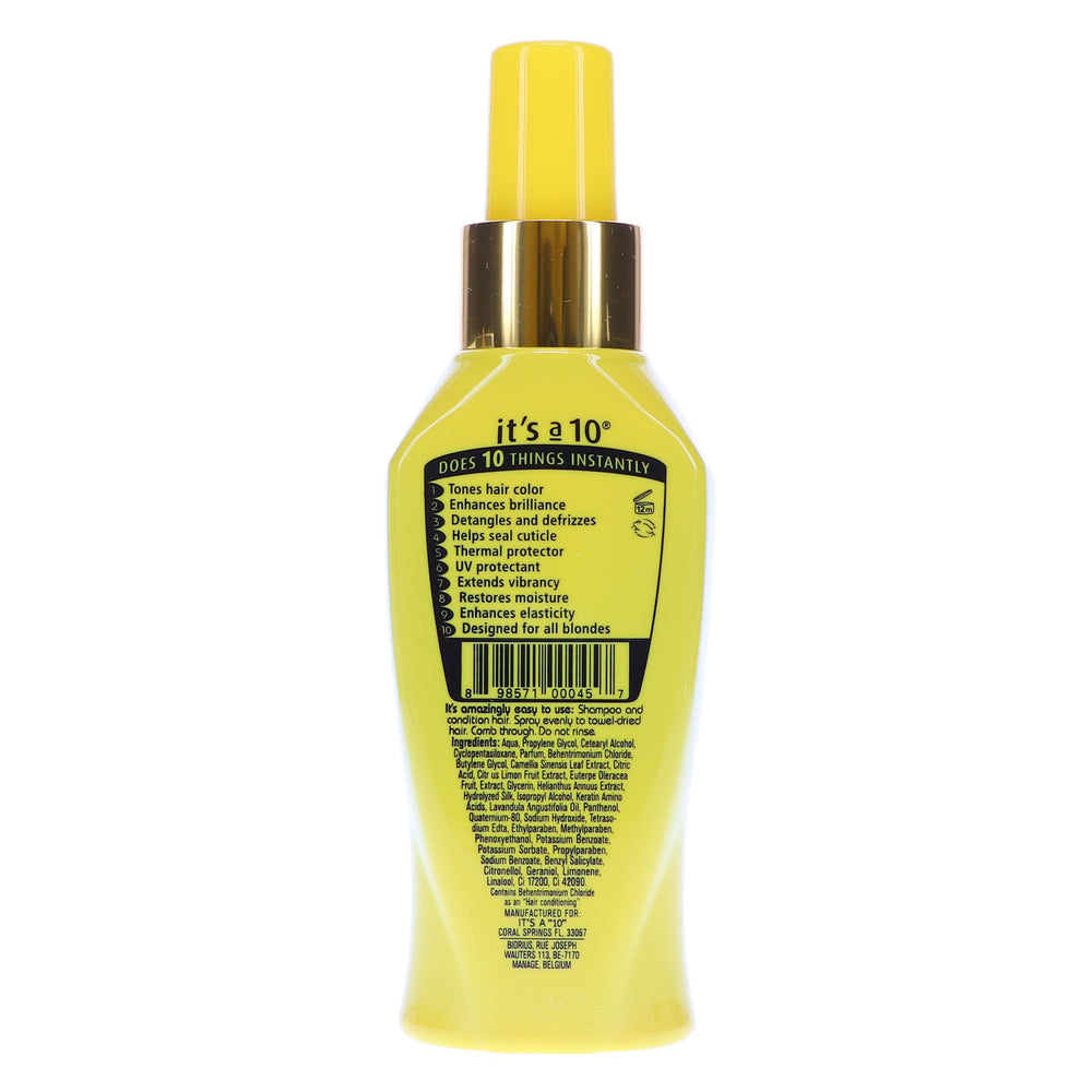 Its A 10 Miracle Blonde: pack pratique de deux bouteilles pour blondes
