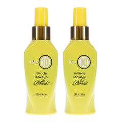 Its A 10 Miracle Blonde: soin sans rinçage pack 2x4 oz neutralisant le jaunissement