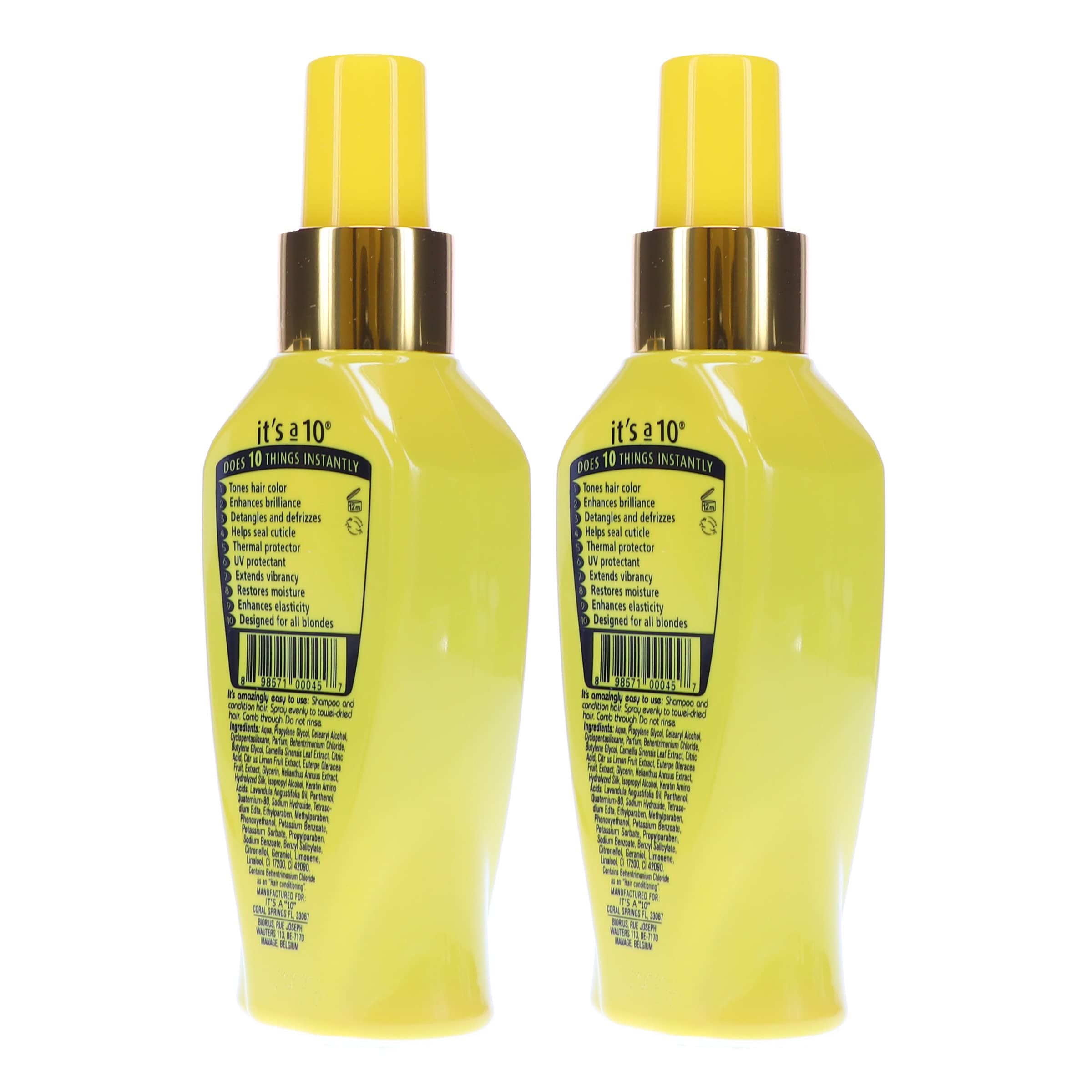 Its A 10 Miracle Blonde: tonalités violettes pour sublimer les reflets blondes