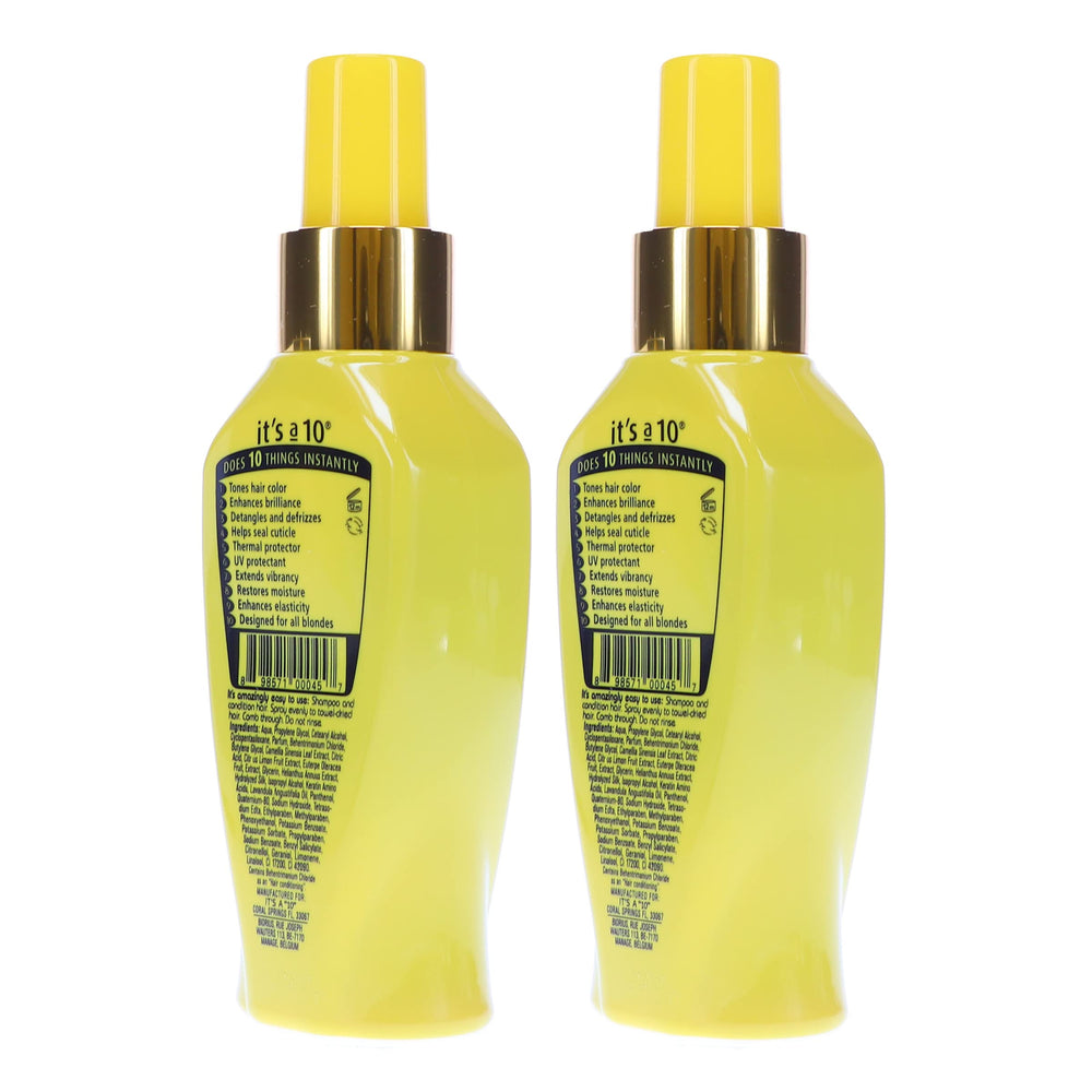 Its A 10 Miracle Blonde: tonalités violettes pour sublimer les reflets blondes