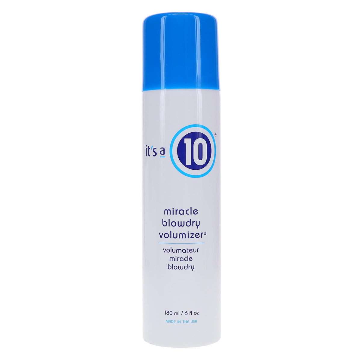 It's A 10 Miracle Blowdry Volumizer bottle showing lightweight lift for roots