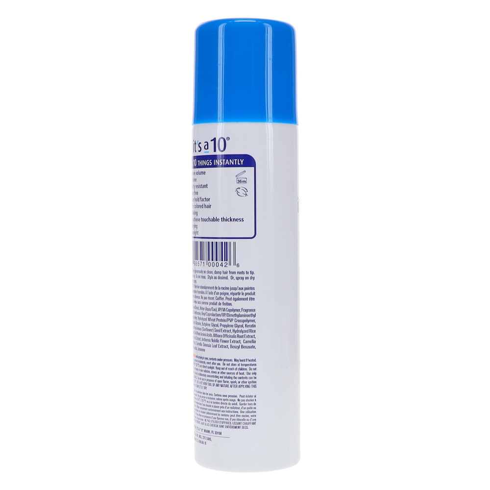 It's A 10 Miracle Blowdry Volumizer image noting humidity resistance in styling