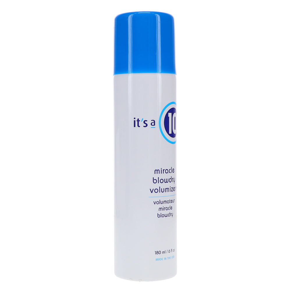 It's A 10 Miracle Blowdry Volumizer in use for non-sticky finish and volume