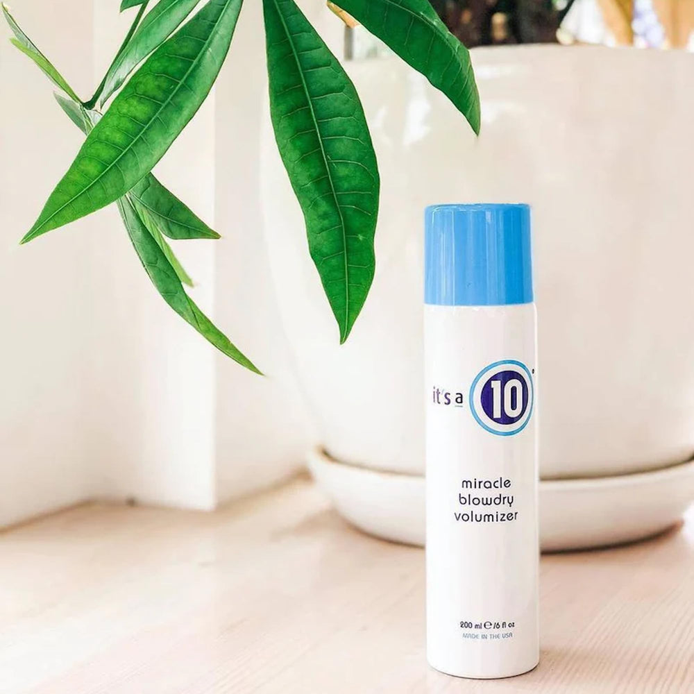 It's A 10 Miracle Blowdry Volumizer – gros plan sur la protection thermique