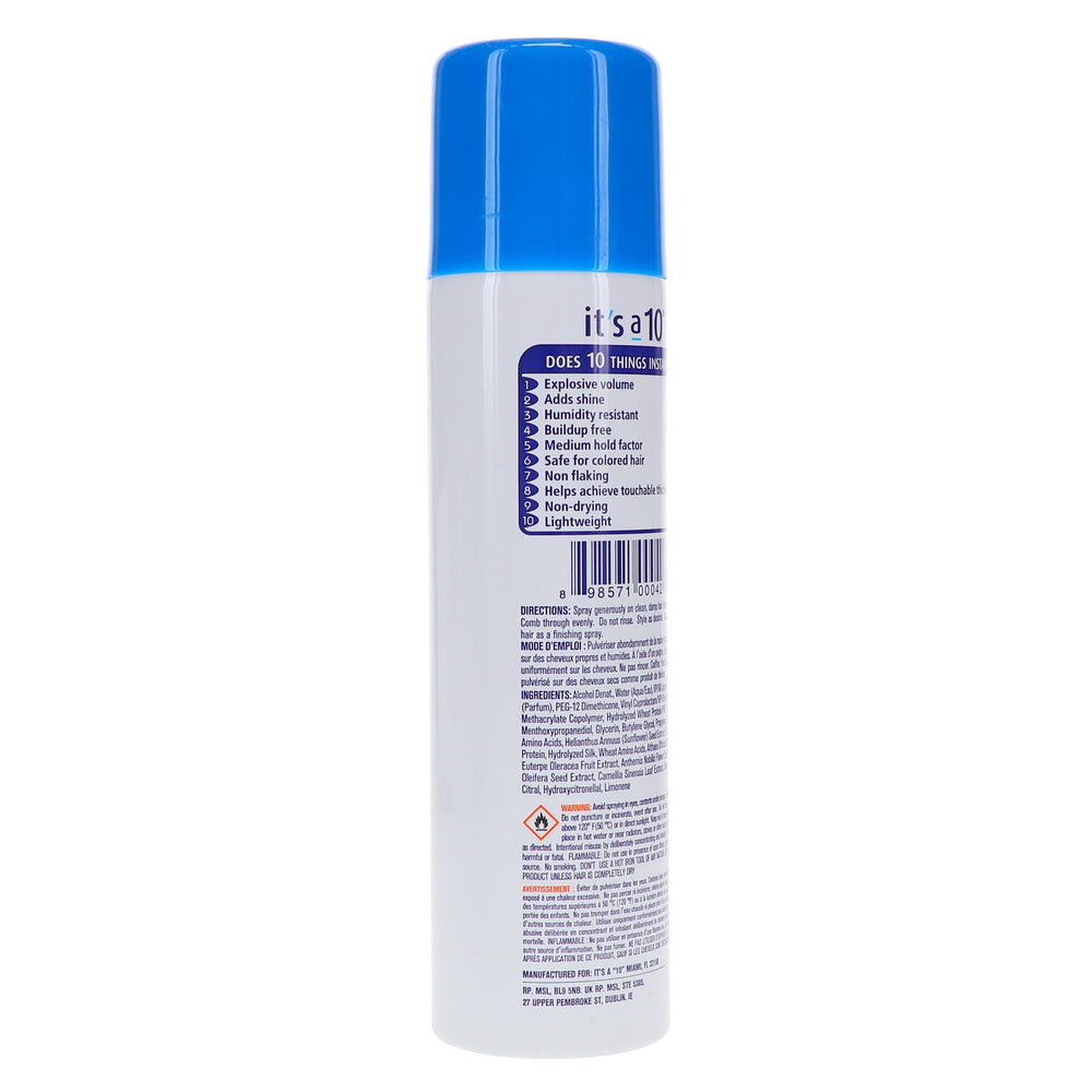 It's A 10 Miracle Blowdry Volumizer root volume demonstration on hair