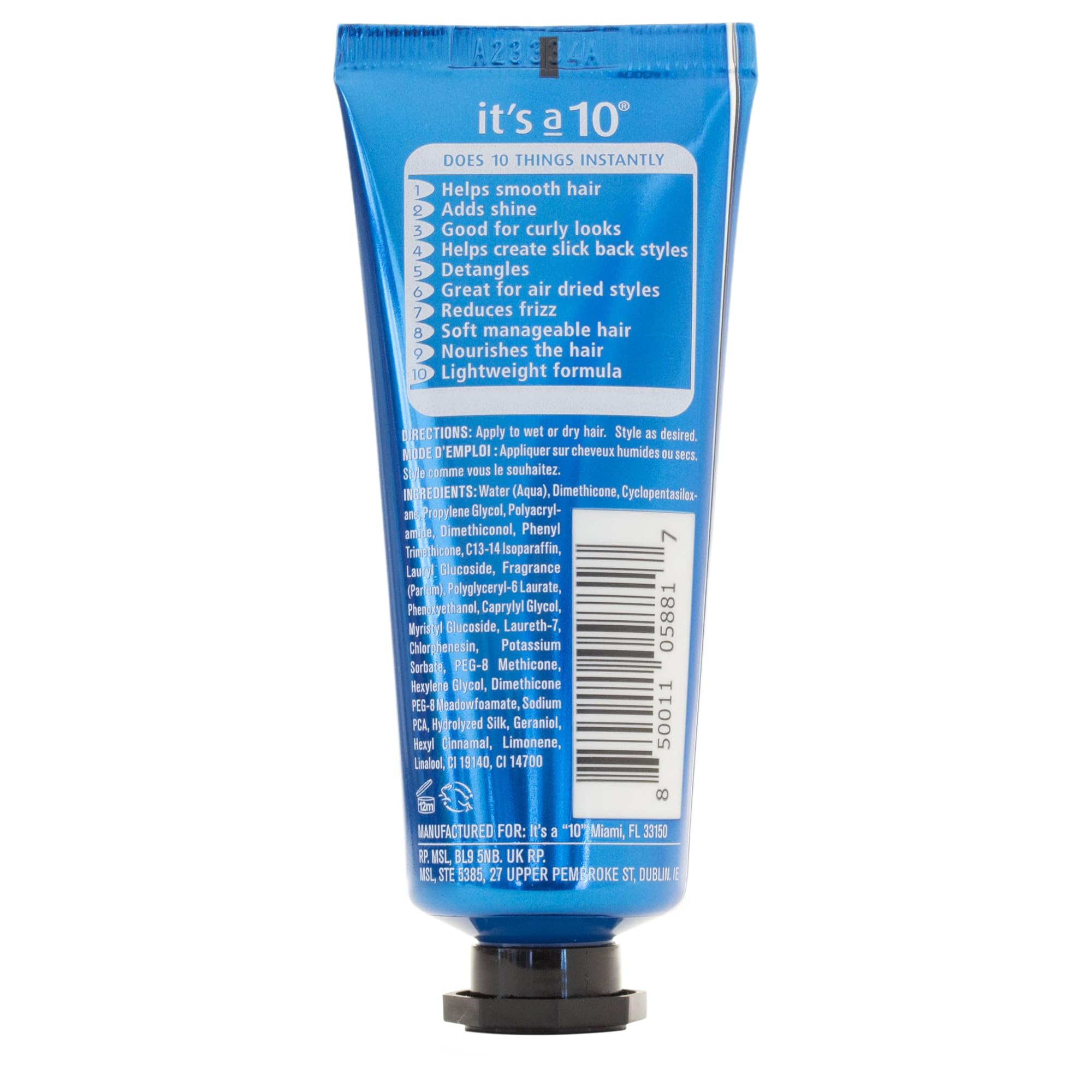 It's a 10 Potion Miracle Styling Potion application au doigt pour dompter les frisottis