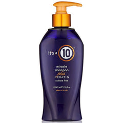 Shampoing It's a 10 avec kératine sur bouteille, démêlage facilité et brillance