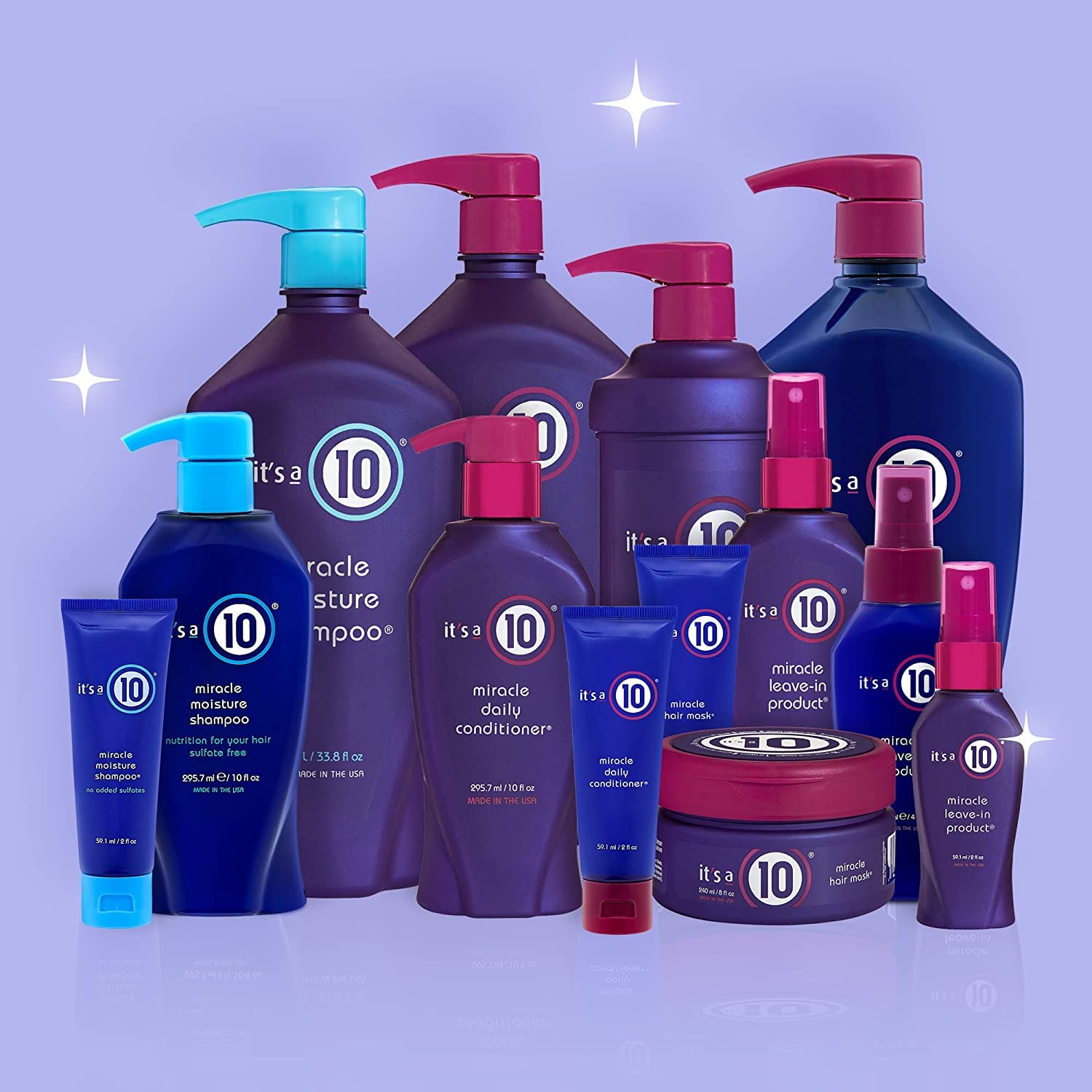 Its A 10 convient à tous types de cheveux sans sulfates.