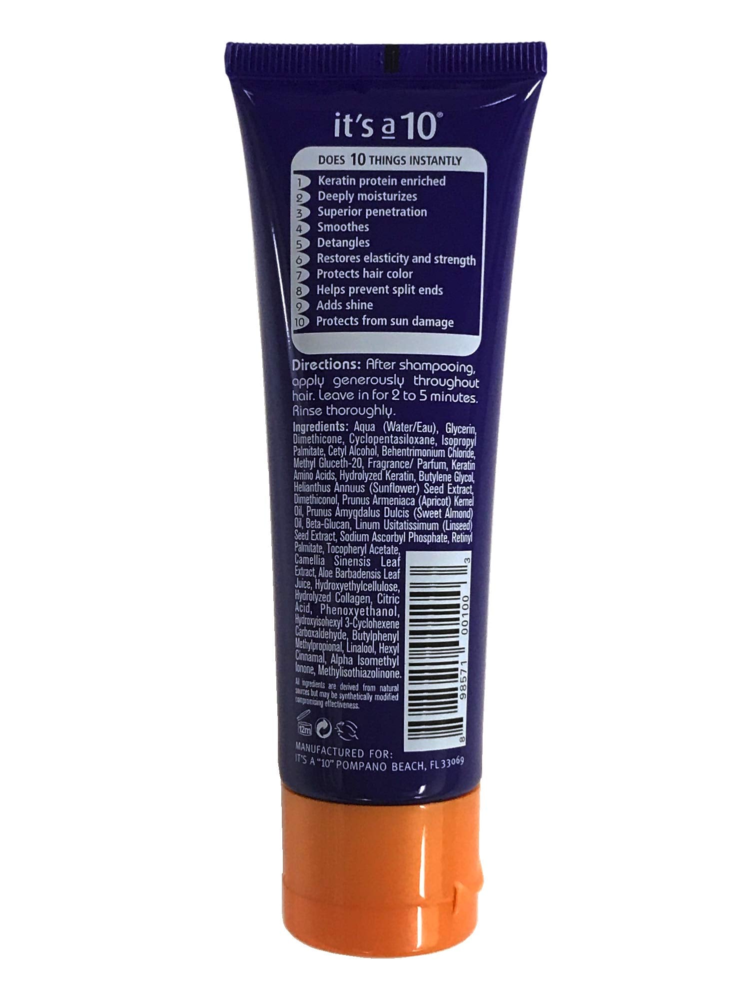 Its a 10 Haircare Miracle application massage cheveux humides – démêle et hydrate facilement