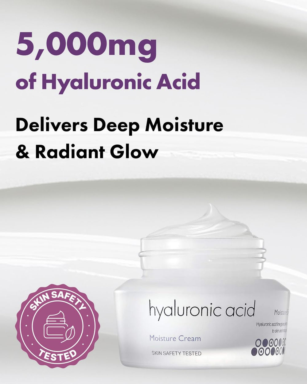 Its Skin Crème Hyaluronique: texture crème douce prête à hydrater en profondeur.