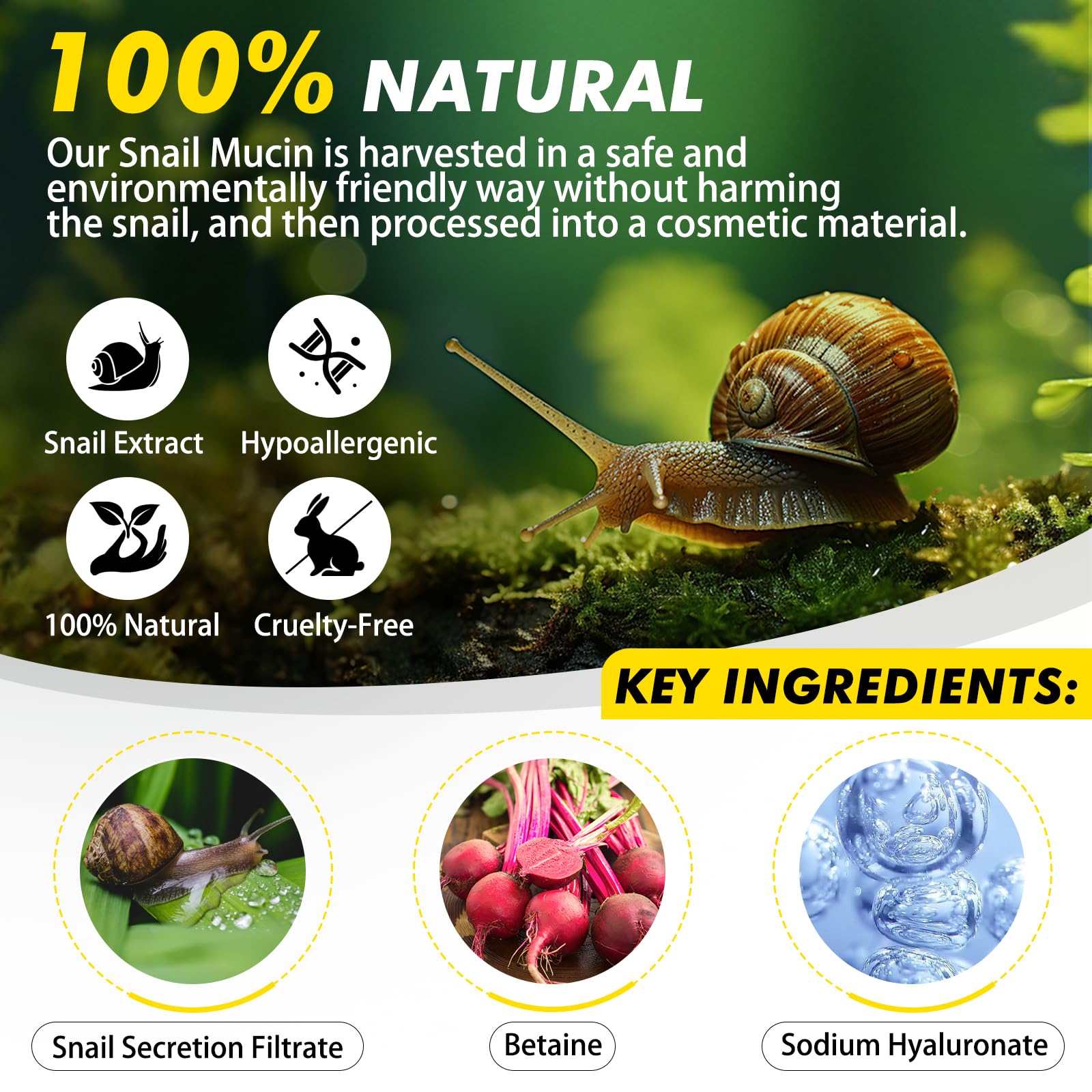 ITSDAWN Massage Visage Crème Escargot 92% – massage qui favorise une absorption rapide.