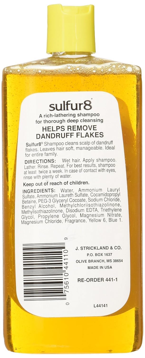 ItzBeauty Sulfur-8 shampoing, texture riche, nettoyage en profondeur et fraîcheur du cuir chevelu.