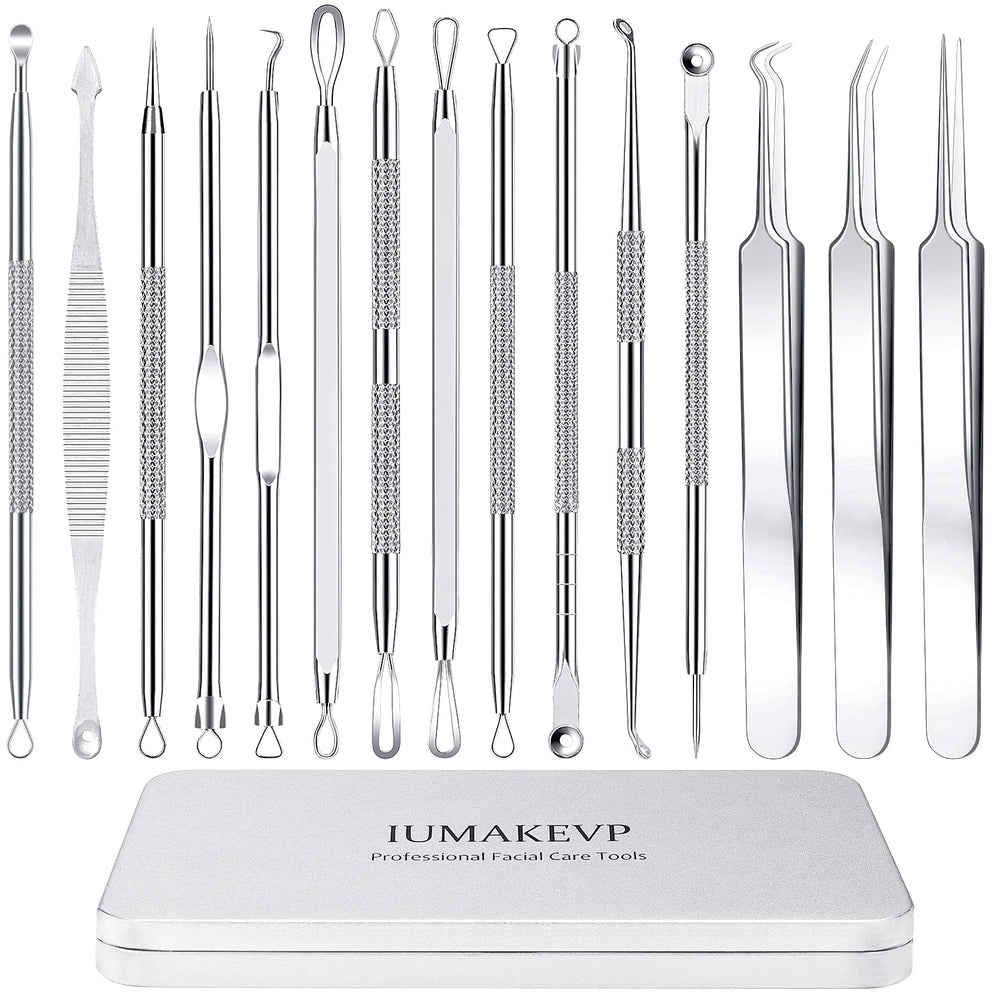IUMAKEVP emballage métallique, cadeau pratique pour l’entretien du visage.