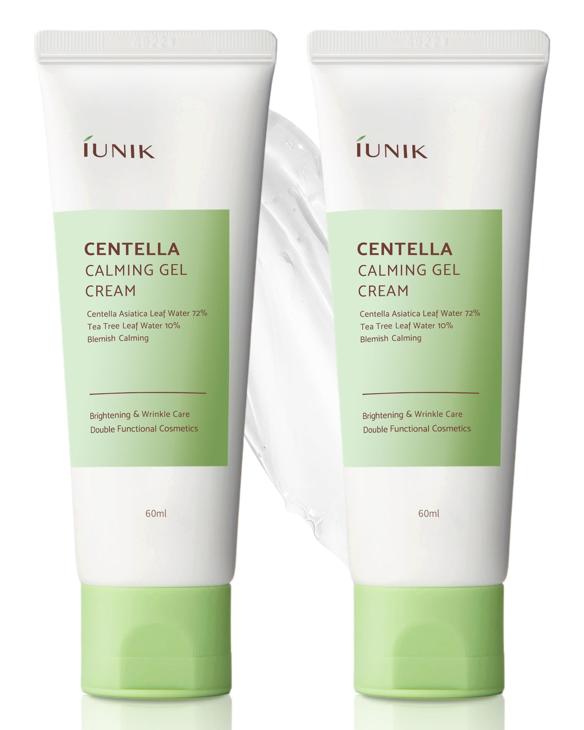 IUNIK Centella 70% Gel-Crème, texture non collante et hydratante pour peau sensible.