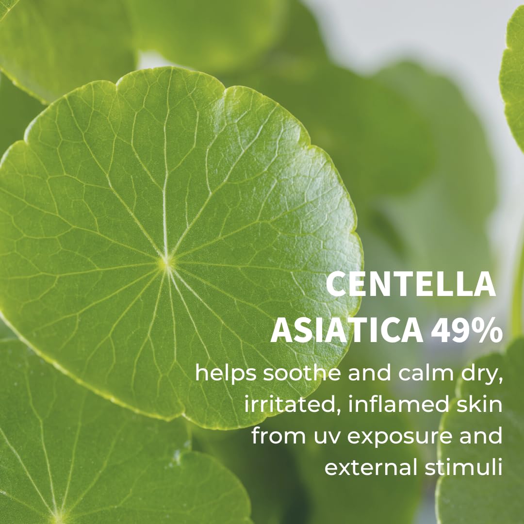 IUNIK écran solaire Centella apaisante, parfum neutre et agréable.
