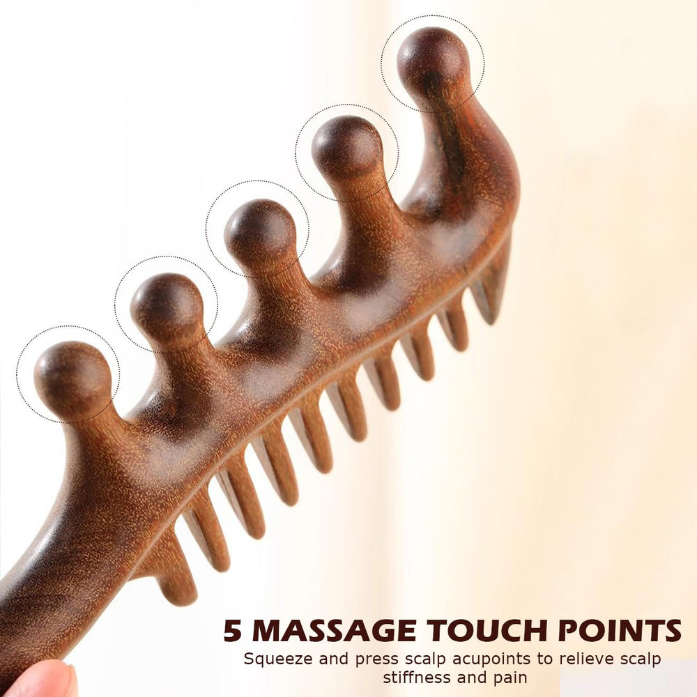 iUnxkmi peigne massage cu-chevelu pour soulagement des tensions et relaxation.