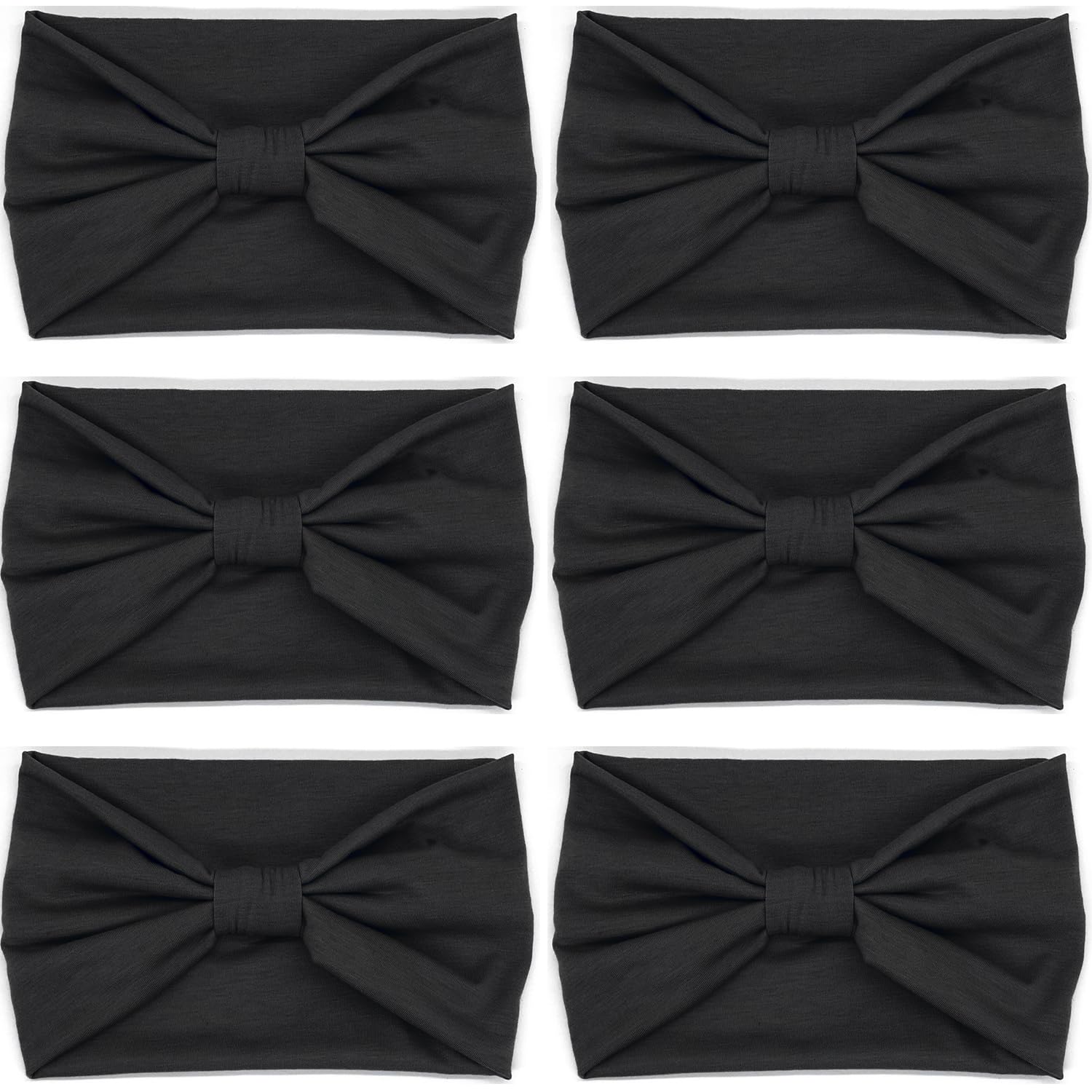 IVARYSS bandeau large noir turban africain, style polyvalent pour toutes les occasions