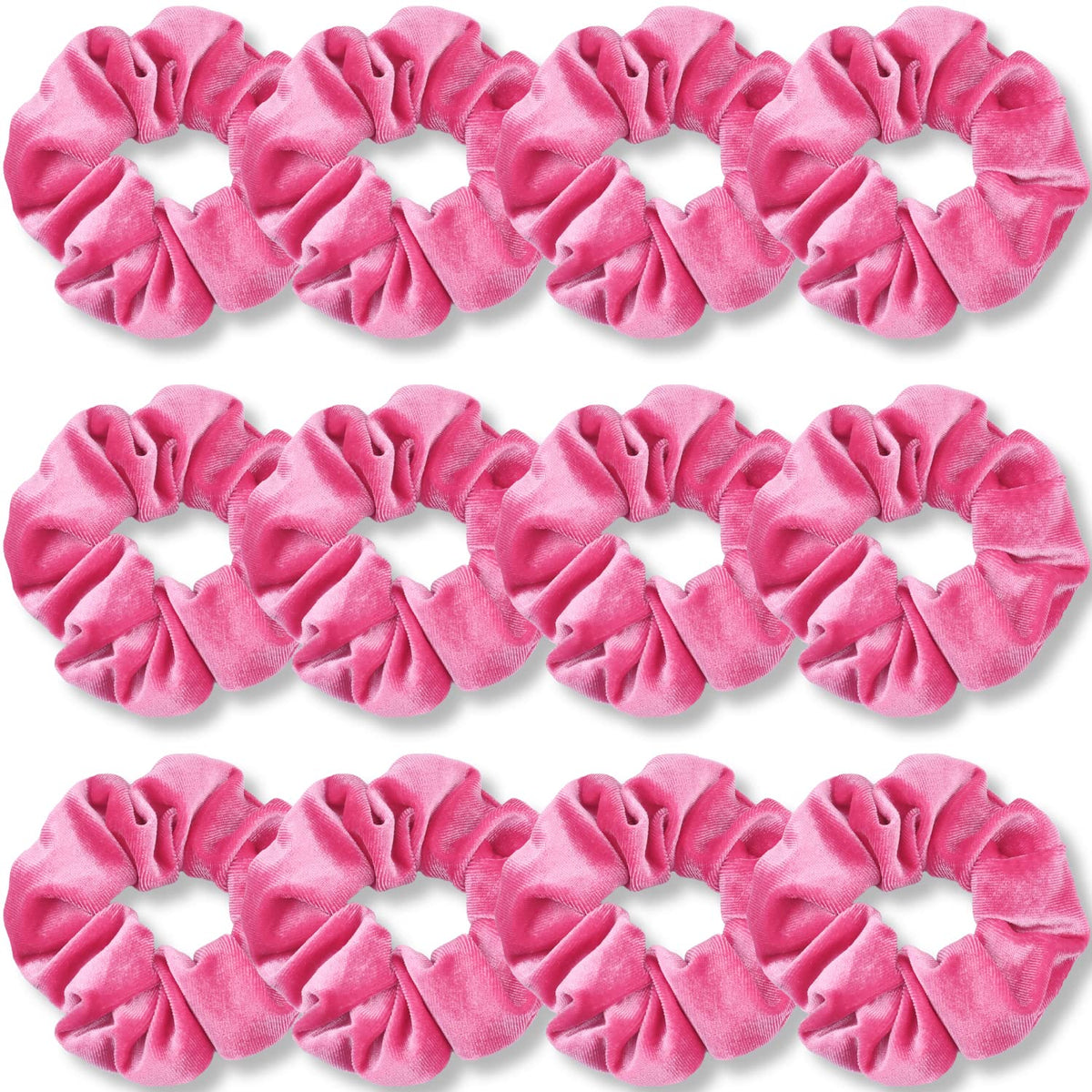 IVARYSS chouchou velours rose, douceur luxueuse et maintien léger pour cheveux délicats.