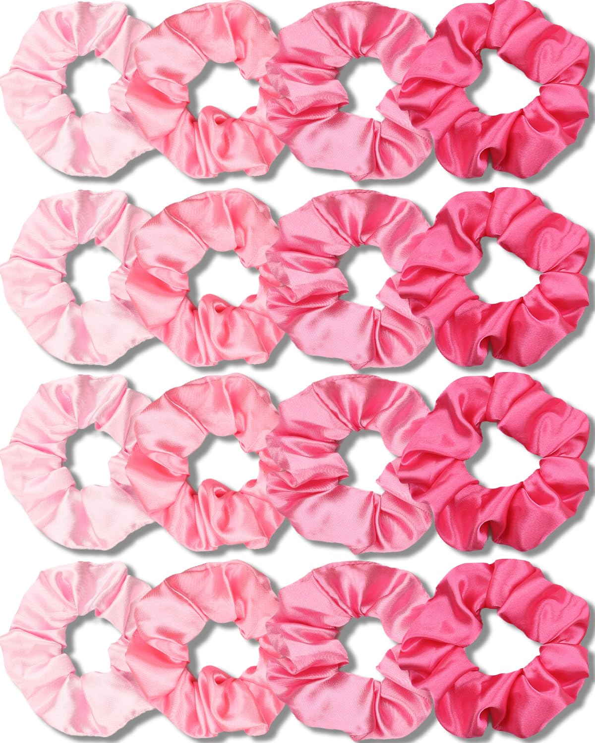 IVARYSS serre-cheveux satin rose multicolore pour cheveux délicats et coiffures quotidiennes.