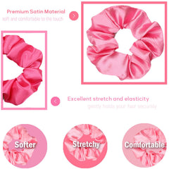 IVARYSS serre-cheveux satin rose pastel idéal pour un look élégant.