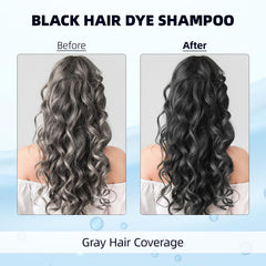 Ivnil couvre les gris pour un noir naturel et durable sur les cheveux.